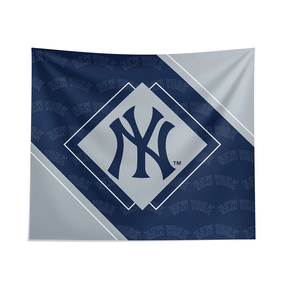 Pegasus New York Yankees 51" x 60" Diamond Boxed Wall Tapestry