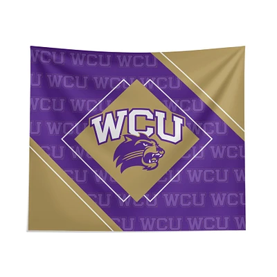 Pegasus Western Carolina Catamounts 51" x 60" Diamond Boxed Wall Tapestry