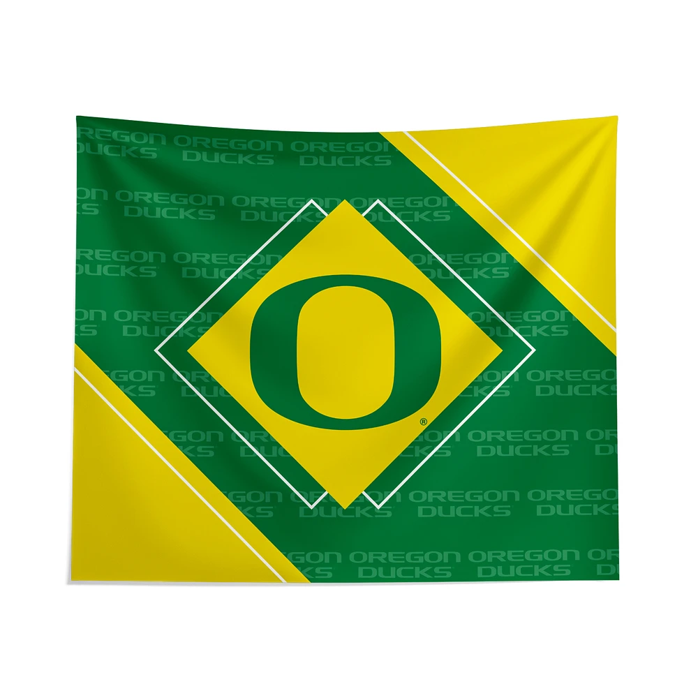 Pegasus Oregon Ducks 51" x 60" Diamond Boxed Wall Tapestry