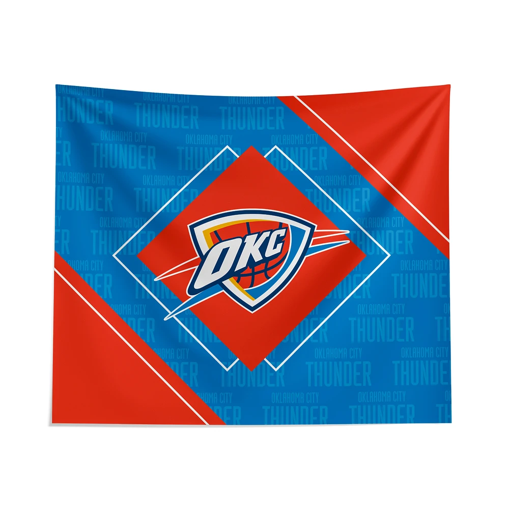 Pegasus Oklahoma City Thunder 51" x 60" Diamond Boxed Wall Tapestry