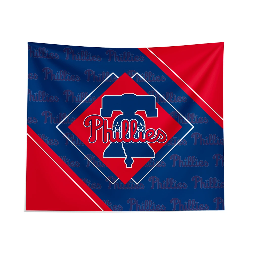 Pegasus Philadelphia Phillies 51" x 60" Diamond Boxed Wall Tapestry