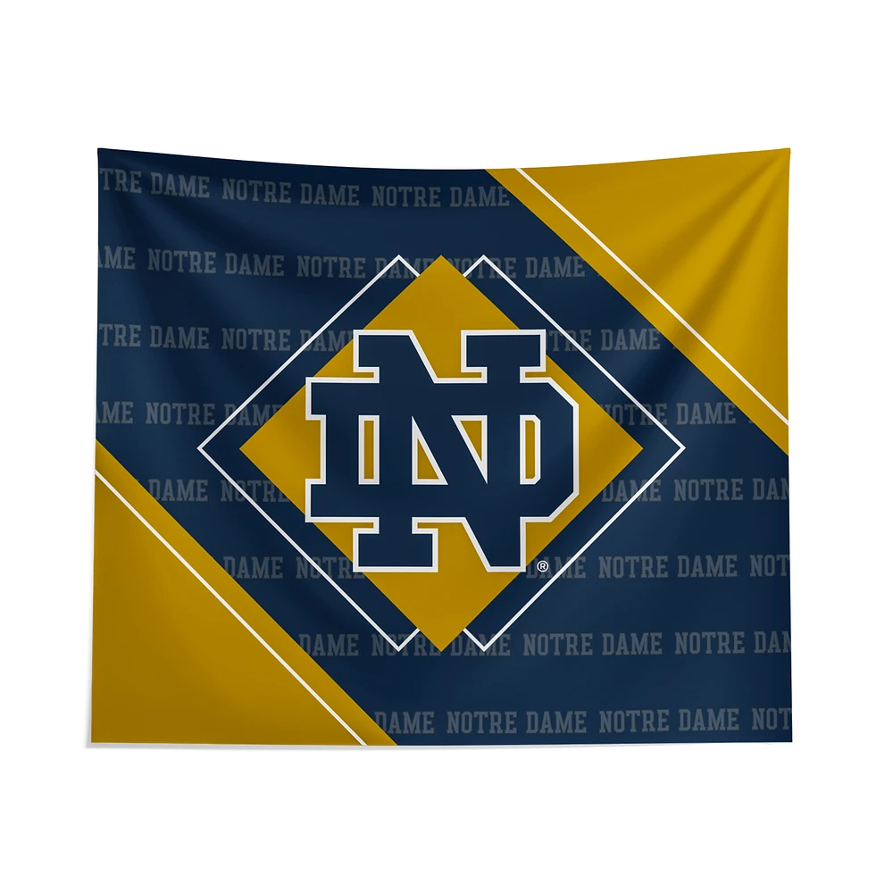 Pegasus Notre Dame Fighting Irish 51" x 60" Diamond Boxed Wall Tapestry