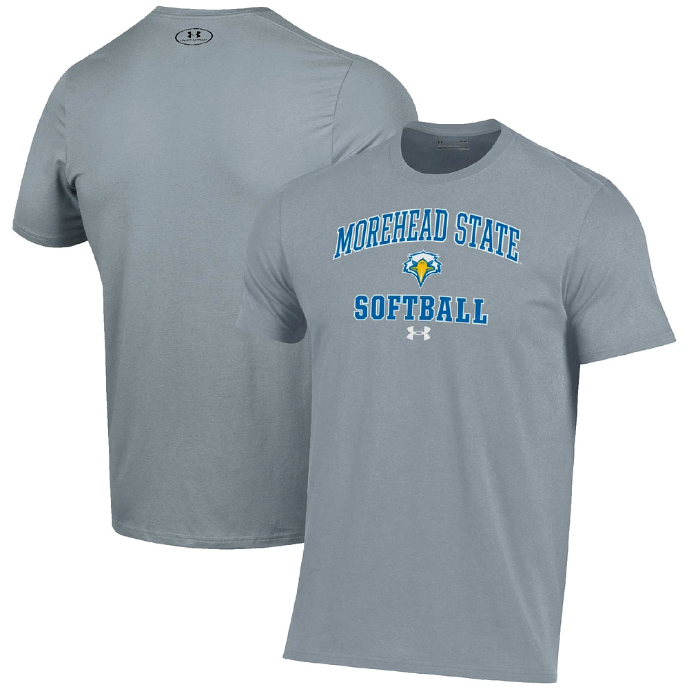 Men's Under Armour Morehead State Eagles Arch Softball Performance T-Shirt