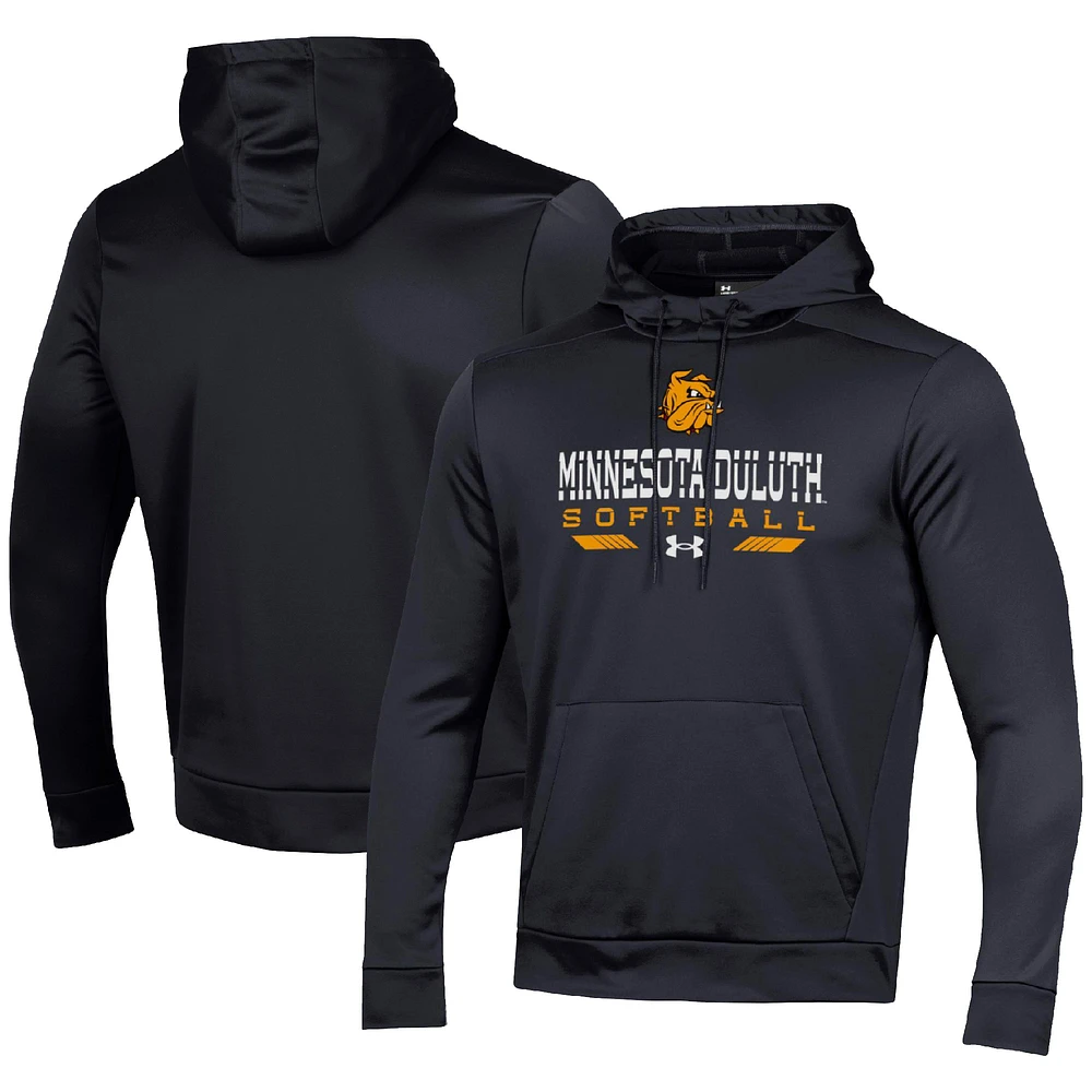 Men's Under Armour Minnesota Duluth Bulldogs Softball Pullover Hoodie