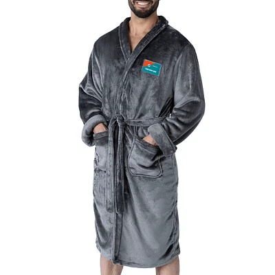 Unisex The Northwest Group Gray Miami Dolphins Snipe Personalized Robe