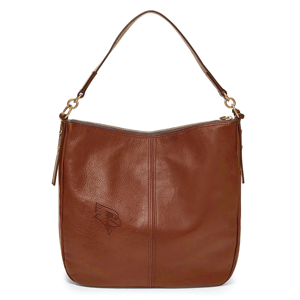 Fossil Brown Illinois State Redbirds Jolie Hobo Bag