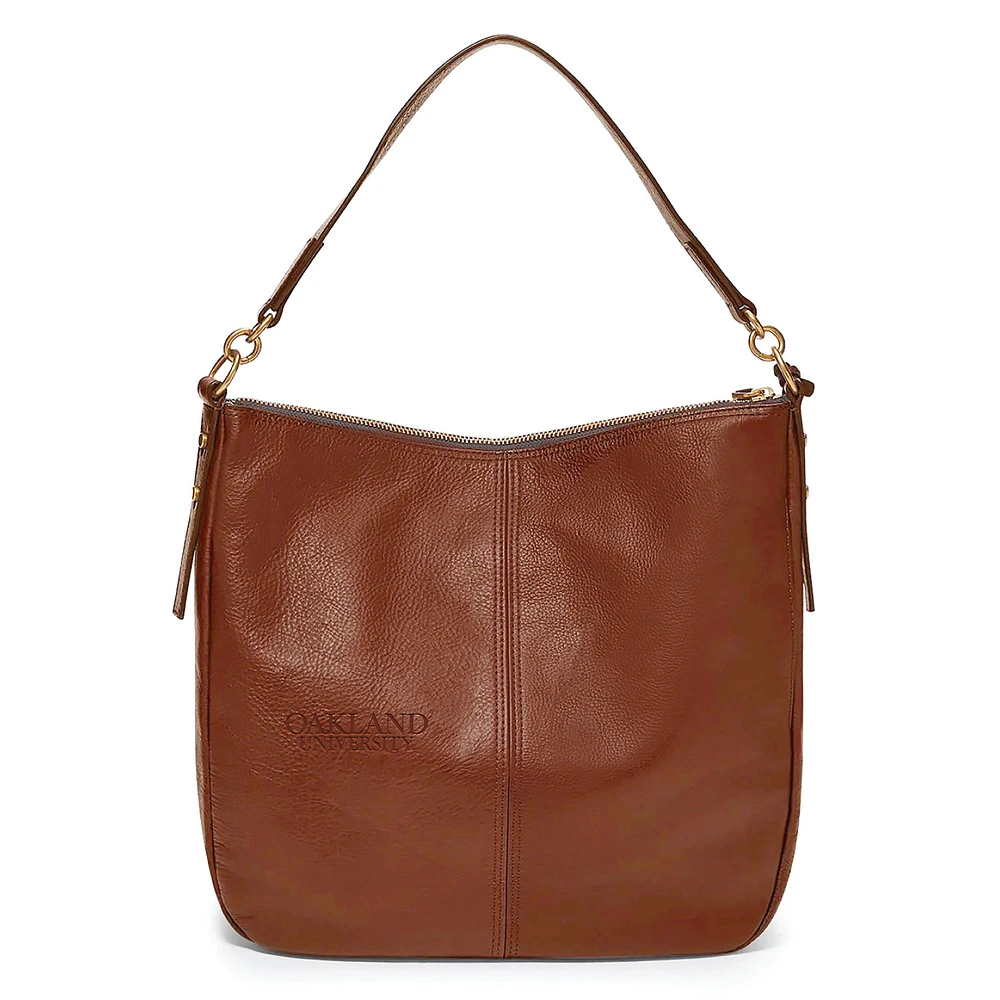 Fossil Brown Oakland Golden Grizzlies Jolie Hobo Bag