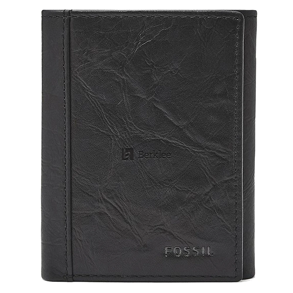 Fossil Black Berklee College of Music Neel Extra Capacity Trifold Wallet
