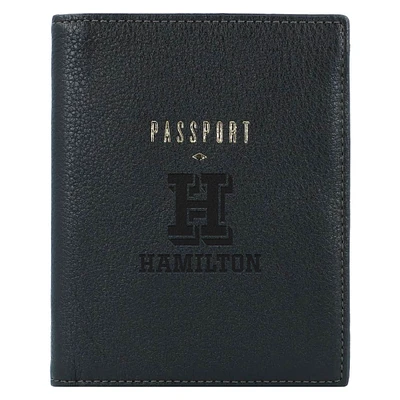 Fossil Black Hamilton Continentals Travel RFID Passport Case