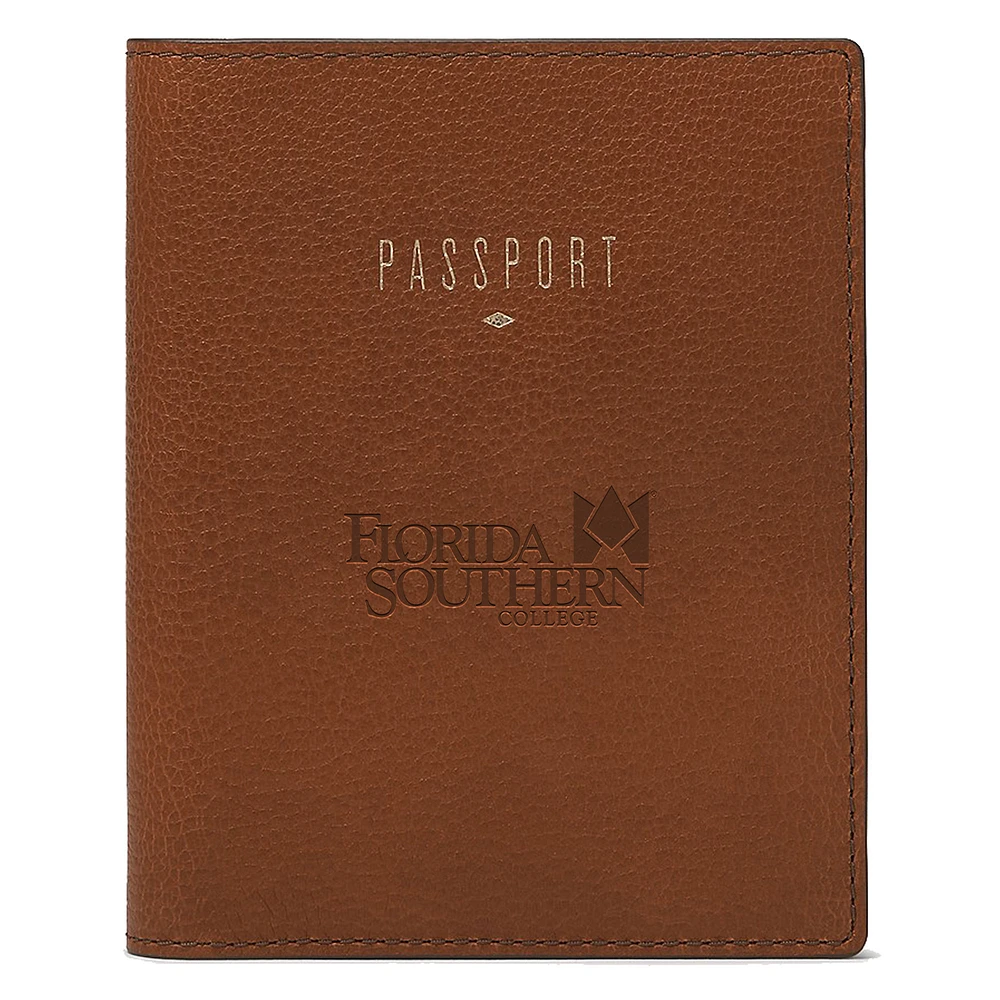 Fossil Brown Florida Southern Mocs Travel RFID Passport Case