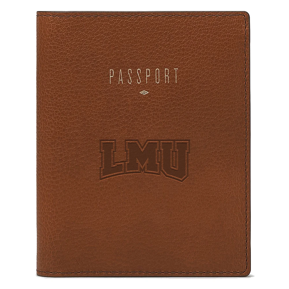 Fossil Brown Loyola Marymount Lions Travel RFID Passport Case