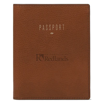Fossil Brown University of Redlands Bulldogs Travel RFID Passport Case