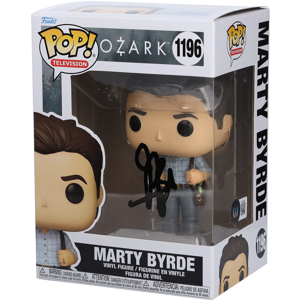 Jason Bateman Ozark Autographed Marty Byrde #1196 Funko Pop! Vinyl Figure - Signed in Black Ink - BAS