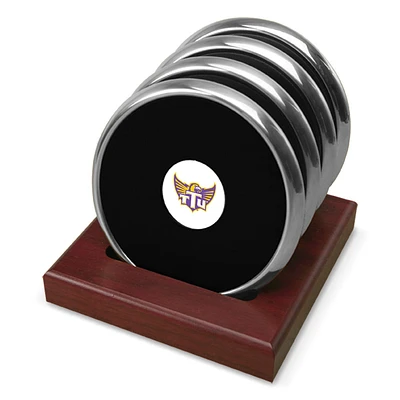 Silver Tennessee Tech Golden Eagles Four-Piece Coaster Set
