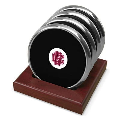 Silver Bethune-Cookman Wildcats Four-Piece Coaster Set