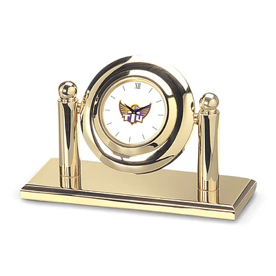 Gold Tennessee Tech Golden Eagles Arcade Desk Clock