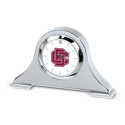 Silver Bethune-Cookman Wildcats Napoleon Desk Clock