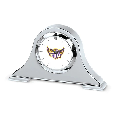 Silver Tennessee Tech Golden Eagles Napoleon Desk Clock