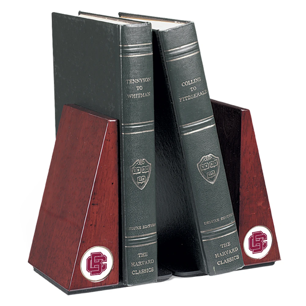 Brown Bethune-Cookman Wildcats Rosewood Bookends