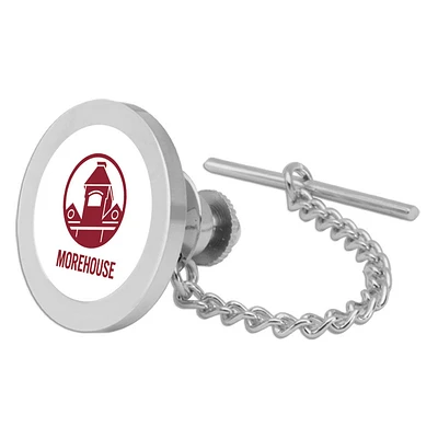 Silver Morehouse Maroon Tigers Tie Tack/Lapel Pin
