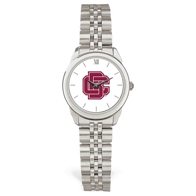 Women's Silver Bethune-Cookman Wildcats Rolled Link Bracelet Wristwatch