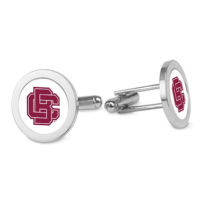 Silver Bethune-Cookman Wildcats Cufflinks