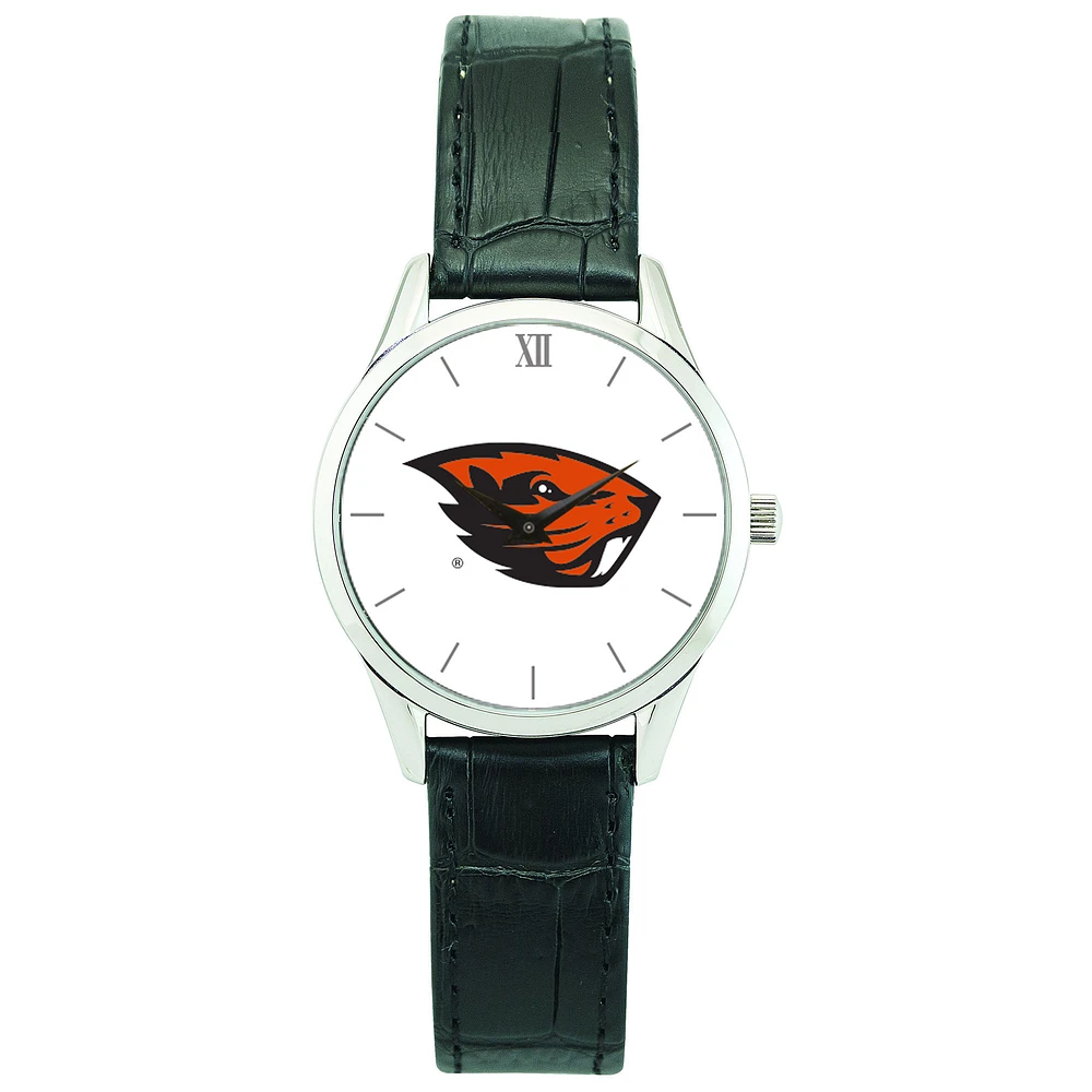 Women's Silver Oregon State Beavers Stainless Steel Wristwatch