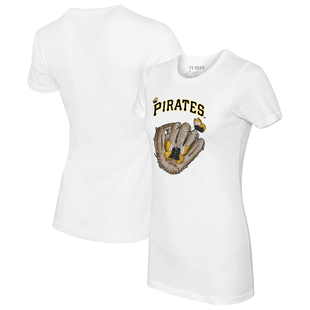 Women's Tiny Turnip Pittsburgh Pirates Butterfly Glove T-Shirt