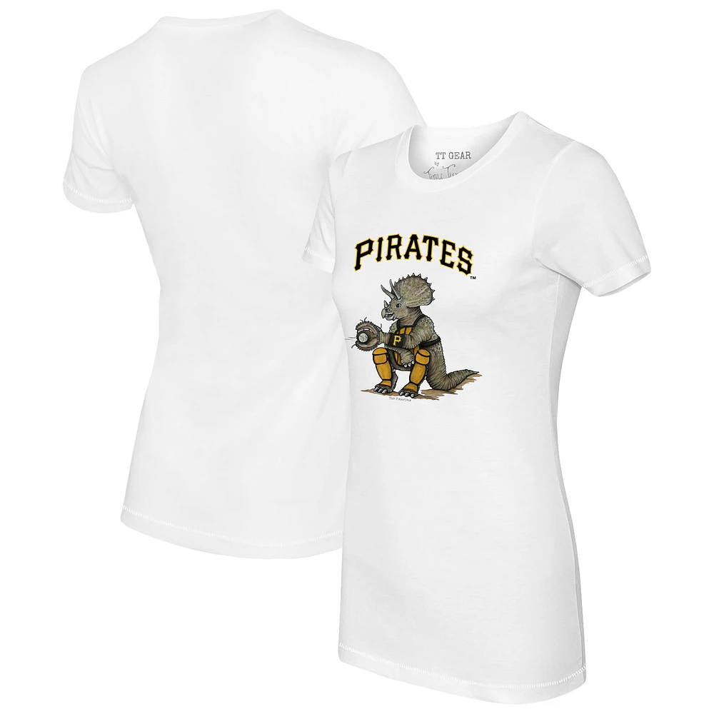Women's Tiny Turnip Pittsburgh Pirates Triceratops T-Shirt
