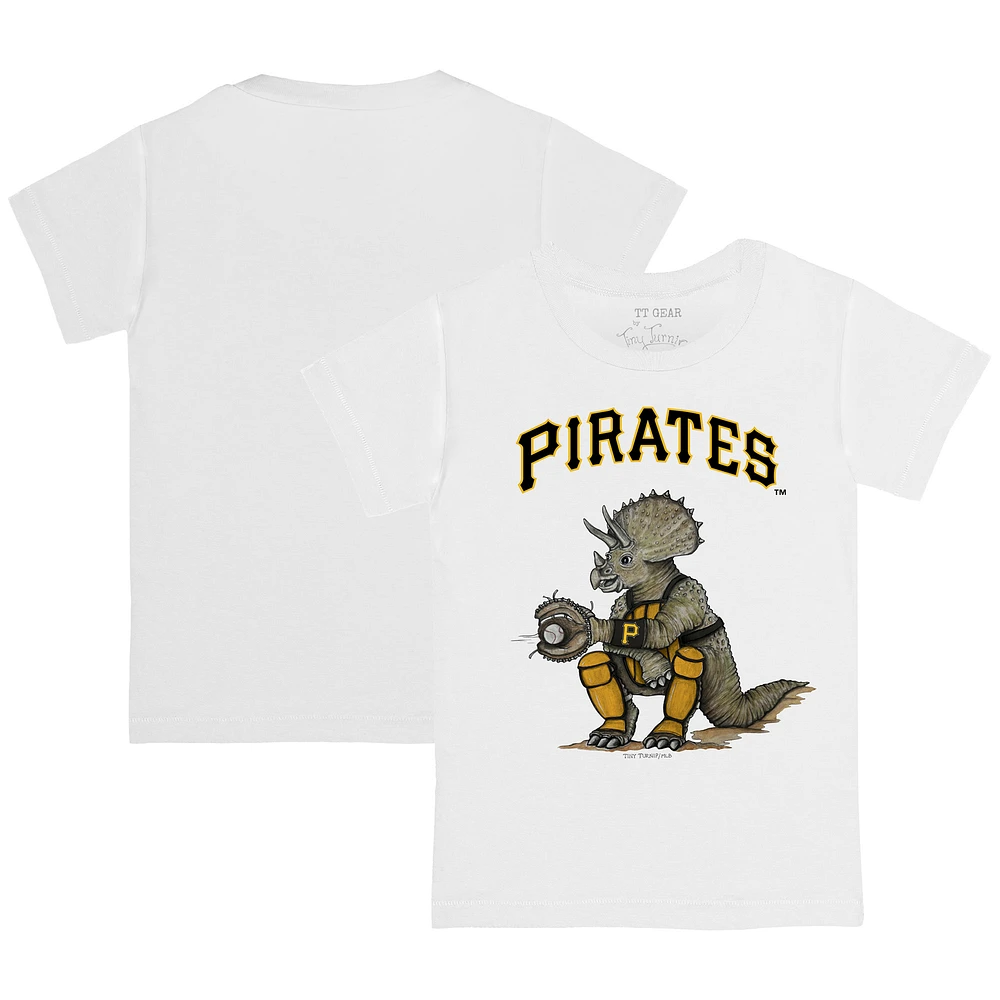 Toddler Tiny Turnip Pittsburgh Pirates Triceratops T-Shirt