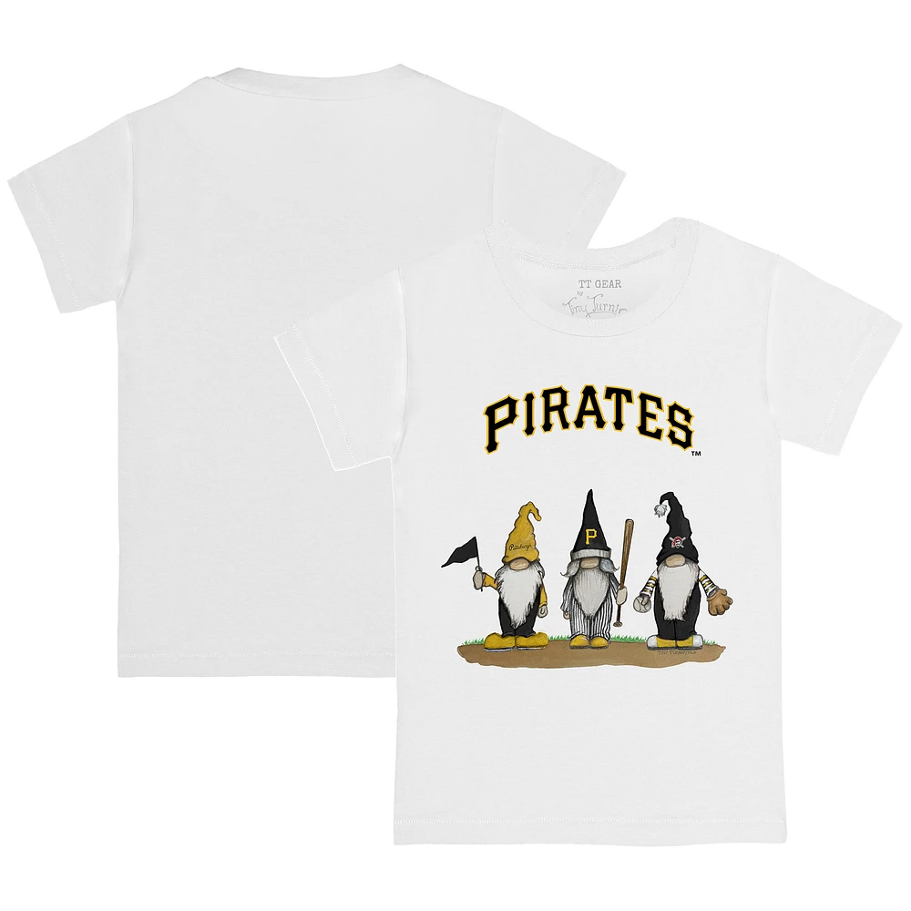 Youth Tiny Turnip White Pittsburgh Pirates Gnomes T-Shirt