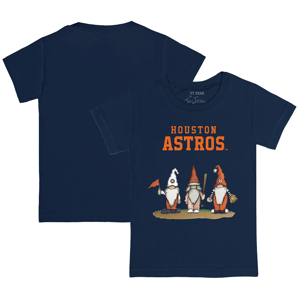 Youth Tiny Turnip Navy Houston Astros Gnomes T-Shirt