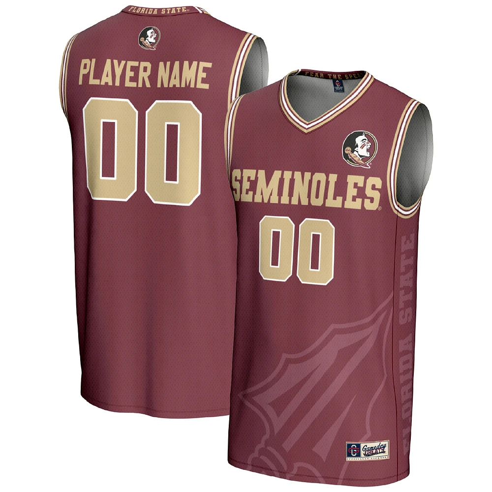 Unisex GameDay Greats Garnet Florida State Seminoles NIL Pick-A-Player Women's Basketball Lightweight Icon Print Jersey