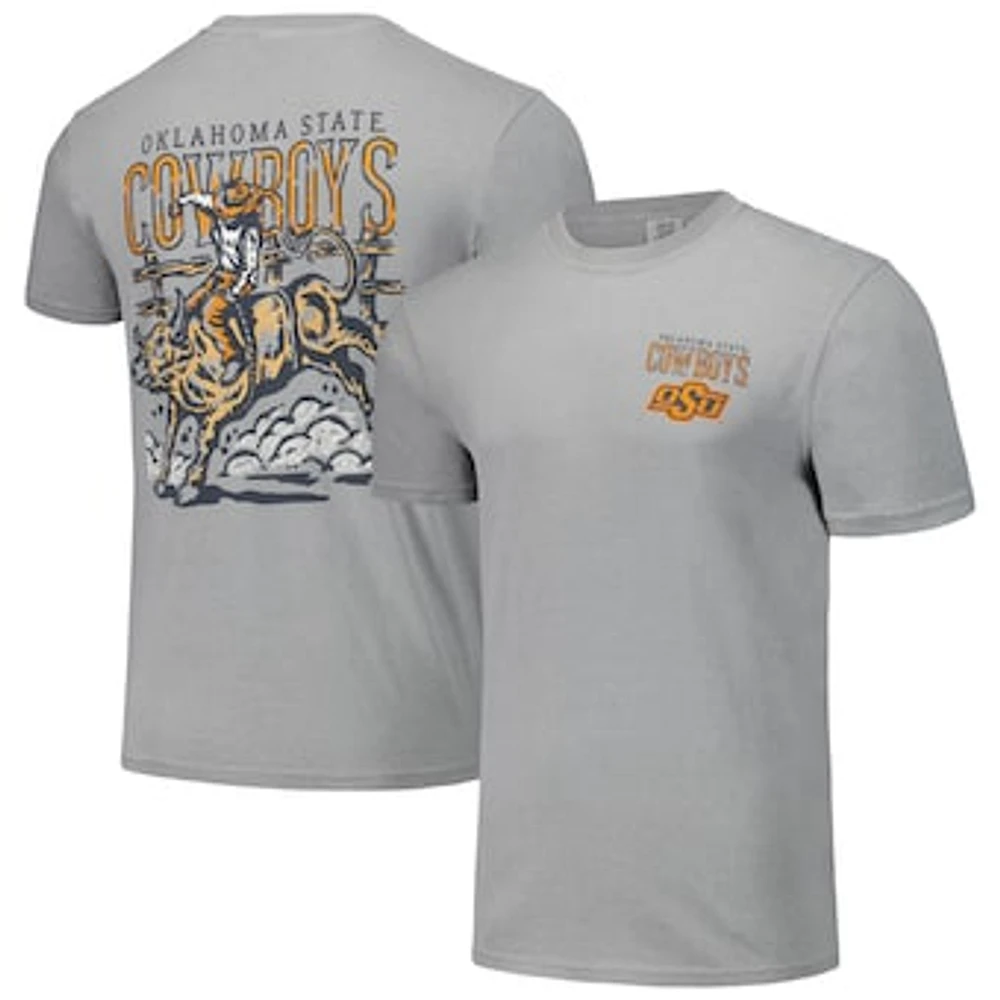 Unisex Gray Oklahoma State Cowboys Hyper Local Bull Ride T-Shirt