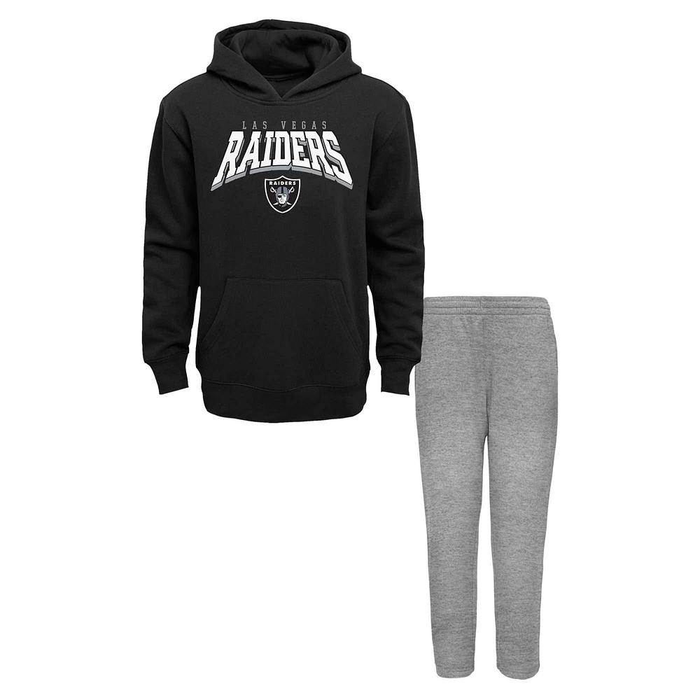 Toddler Las Vegas Raiders Dynamic Duo Fleece Pullover Hoodie & Sweatpants Set