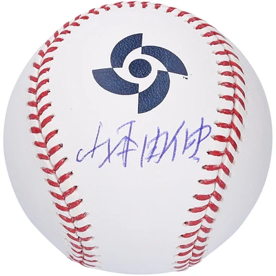 Yoshinobu Yamamoto Japan Baseball Autographed 2023 World Baseball Classic Baseball - Kanji Signature