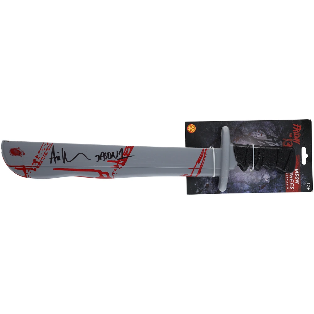 Ari Lehman Friday the 13th Autographed Plastic Machete with "Jason1" Inscription