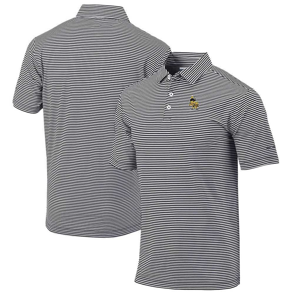 Men's Columbia Black Salt Lake Bees Omni-Wick Club Invite Polo