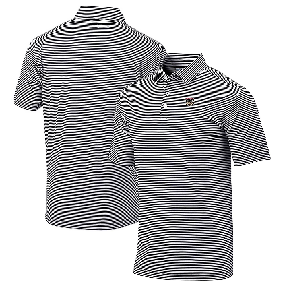 Men's Columbia Black Wisconsin Timber Rattlers Omni-Wick Club Invite Polo