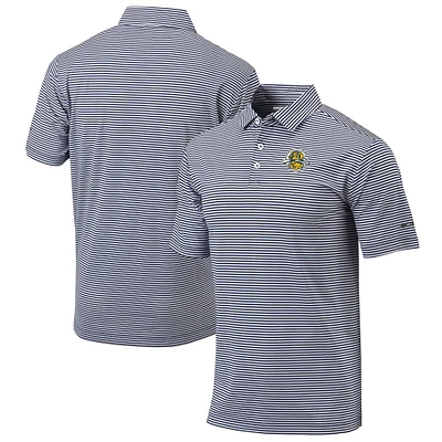 Men's Columbia Navy Charleston RiverDogs Omni-Wick Club Invite Polo