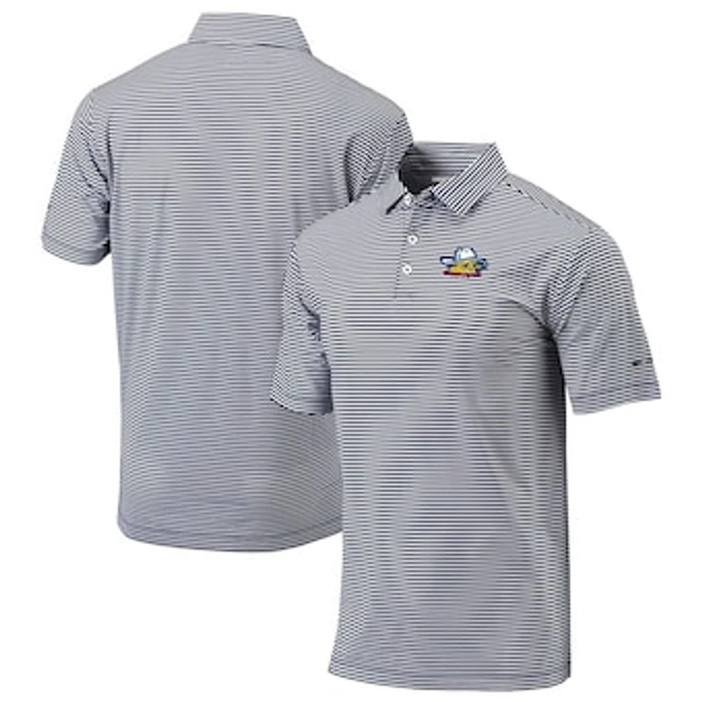 Men's Columbia Navy Amarillo Sod Poodles Omni-Wick Club Invite Polo