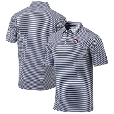 Men's Columbia Navy Louisville Bats Omni-Wick Club Invite Polo