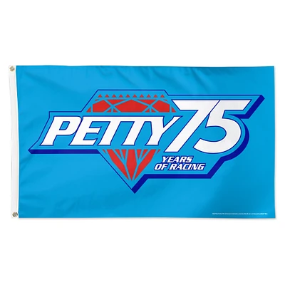 WinCraft Richard Petty 75th Anniversary 3' x 5' One-Sided Deluxe Flag
