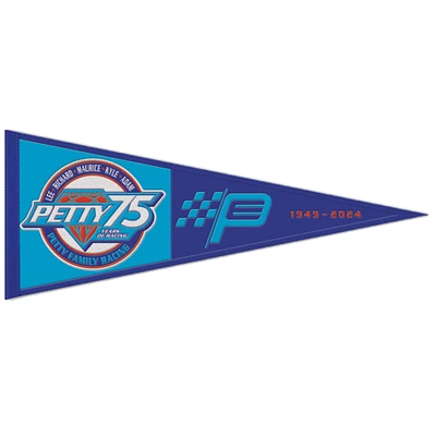 WinCraft Richard Petty 75th Anniversary 13" x 32" Wool Pennant