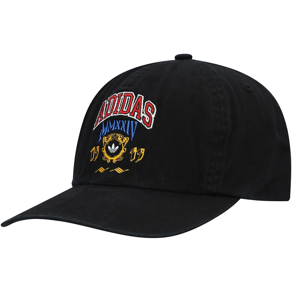 Men's adidas Originals Black Varsity Adjustable Hat