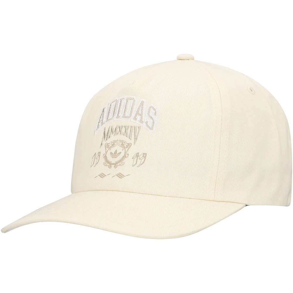 Men's adidas Originals Cream Varsity Adjustable Hat
