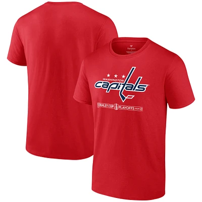 Men's Fanatics Red Washington Capitals 2024 Stanley Cup Playoffs Breakout T-Shirt