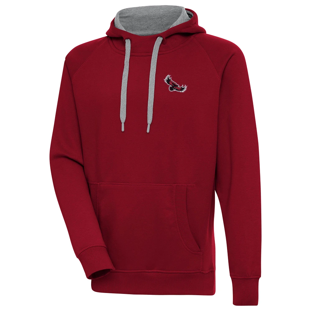 Men's Antigua Crimson Saint Joseph's Hawks Victory Pullover Hoodie