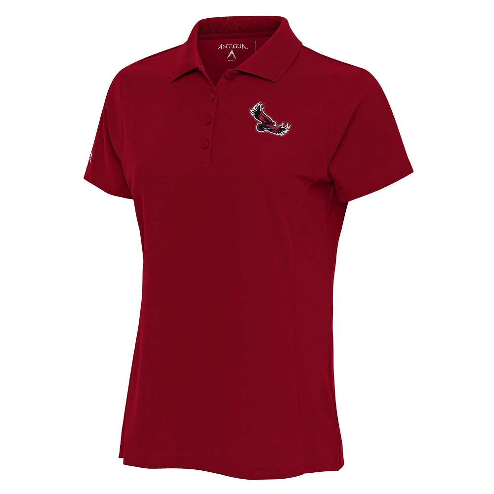 Women's Antigua Cardinal Saint Joseph's Hawks Legacy Pique Polo