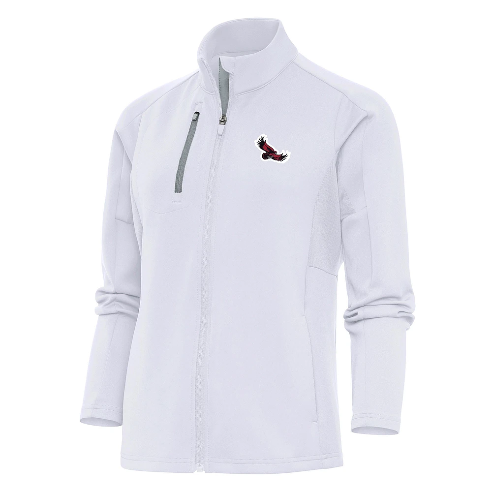 Women's Antigua White Saint Joseph's Hawks Generation Full-Zip Jacket